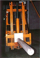 Forklift for conveyance of winding wires