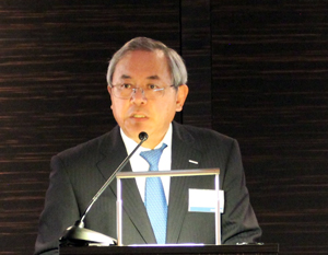 Vice President Kobayashi at the ceremony