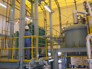 The large-scale alkaline water electrolysis plant