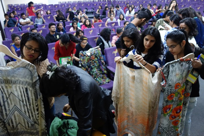 インドのファッション大学での教育活動