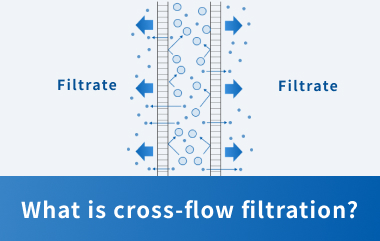 What is cross-flow filtration?