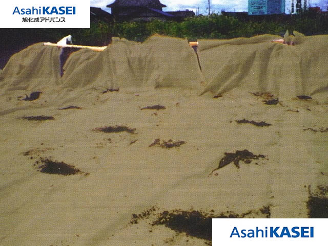軟弱地盤の安定、トラフィカビリティの確保