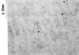 図２．炭化物球状化の進行過程の炭素鋼組織