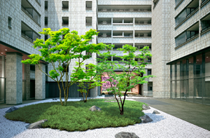「静の庭」（中庭）