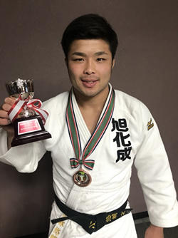 90kg級で3位となった小林 悠輔