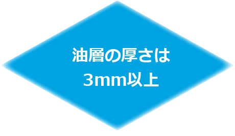 油層の厚さは3ｍｍ以上