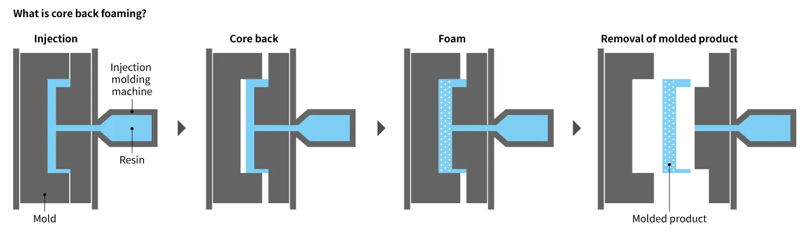 Illustrazione della Schiumatura Core Back