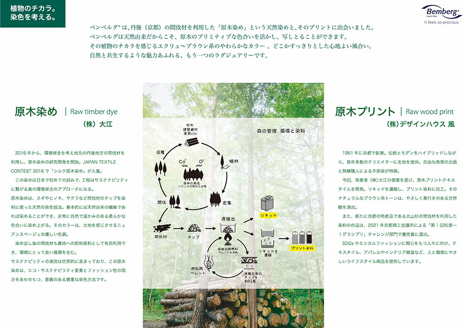 植物のチカラ。染めを考える。