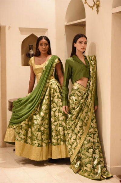 Traditional garments made with Bemberg™ (designed by Hemang Agrawal)
