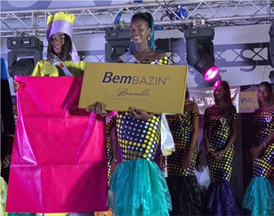 BemBAZIN™ innovative fabric by Brunello brings together the vibrant spirit of African fashion with Bemberg™ high-performative and responsible fiber