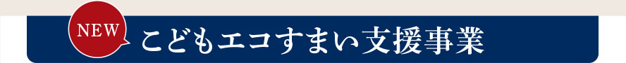 【こどもエコすまい支援事業】