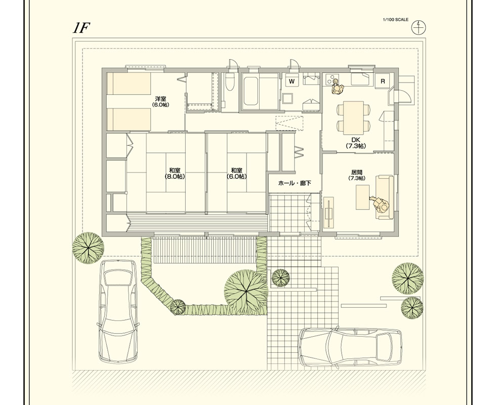 1F　間取り図