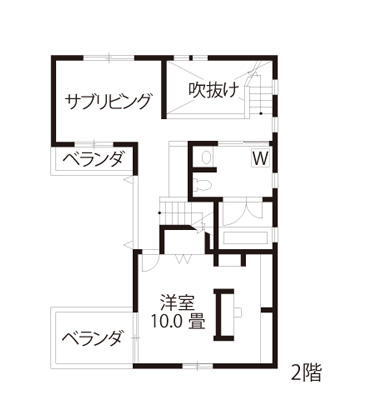 アウトドアリビングのある家 外観・内観・間取り