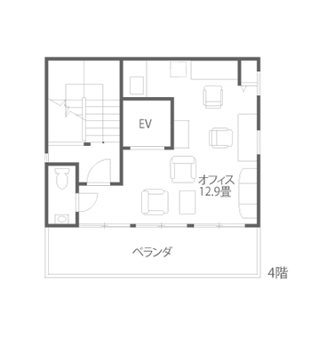 店舗併用住宅 外観・内観・間取り