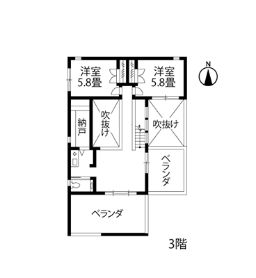 限られた敷地を有効に活かした3階・4階建て 外観・内観・間取り