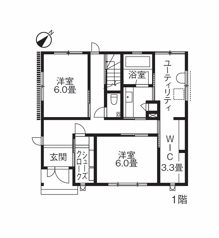 共働き子育て家族の住まい 外観・内観・間取り