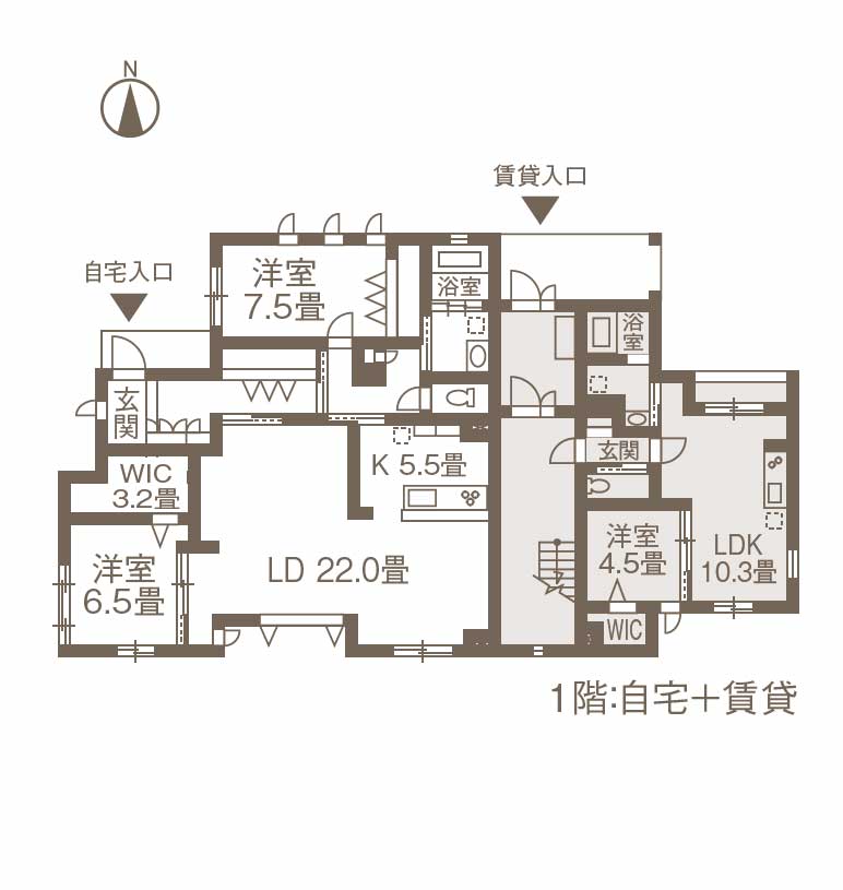 賃貸併用住宅・賃貸専用住宅 外観・内観・間取り