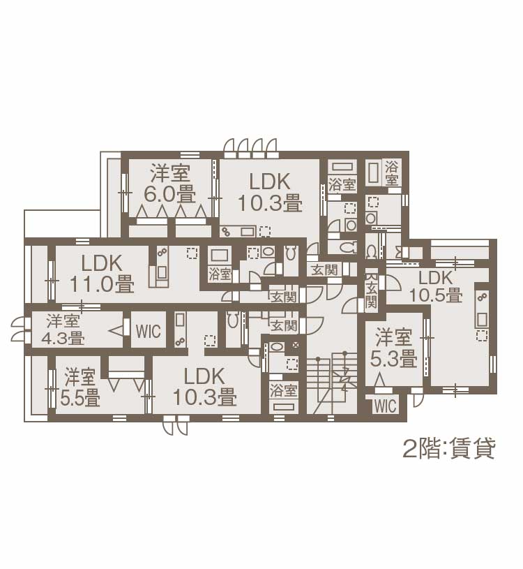 賃貸併用住宅・賃貸専用住宅 外観・内観・間取り