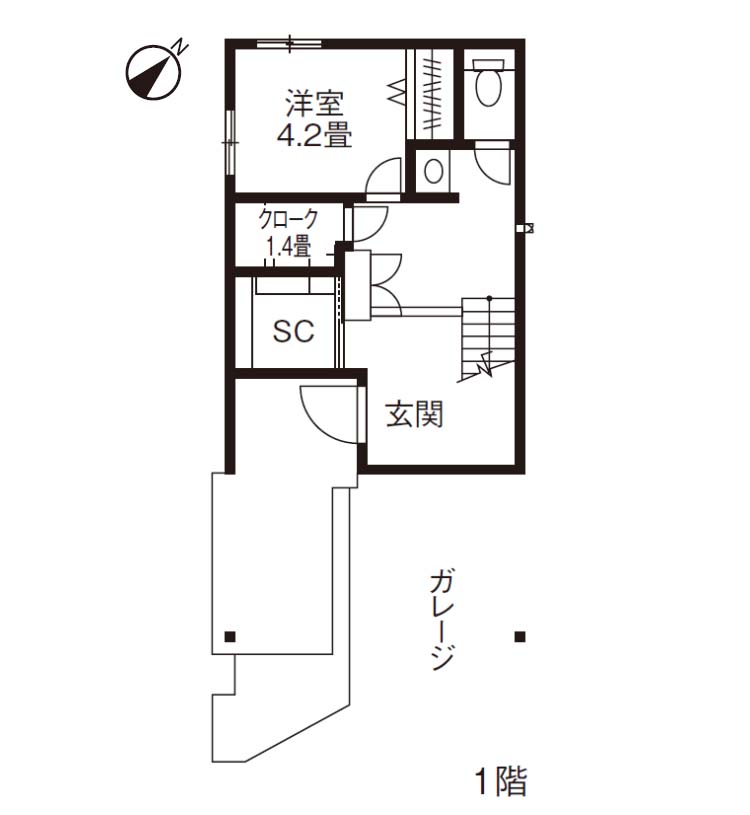 限られた敷地を有効に活かした3階・4階建て 外観・内観・間取り