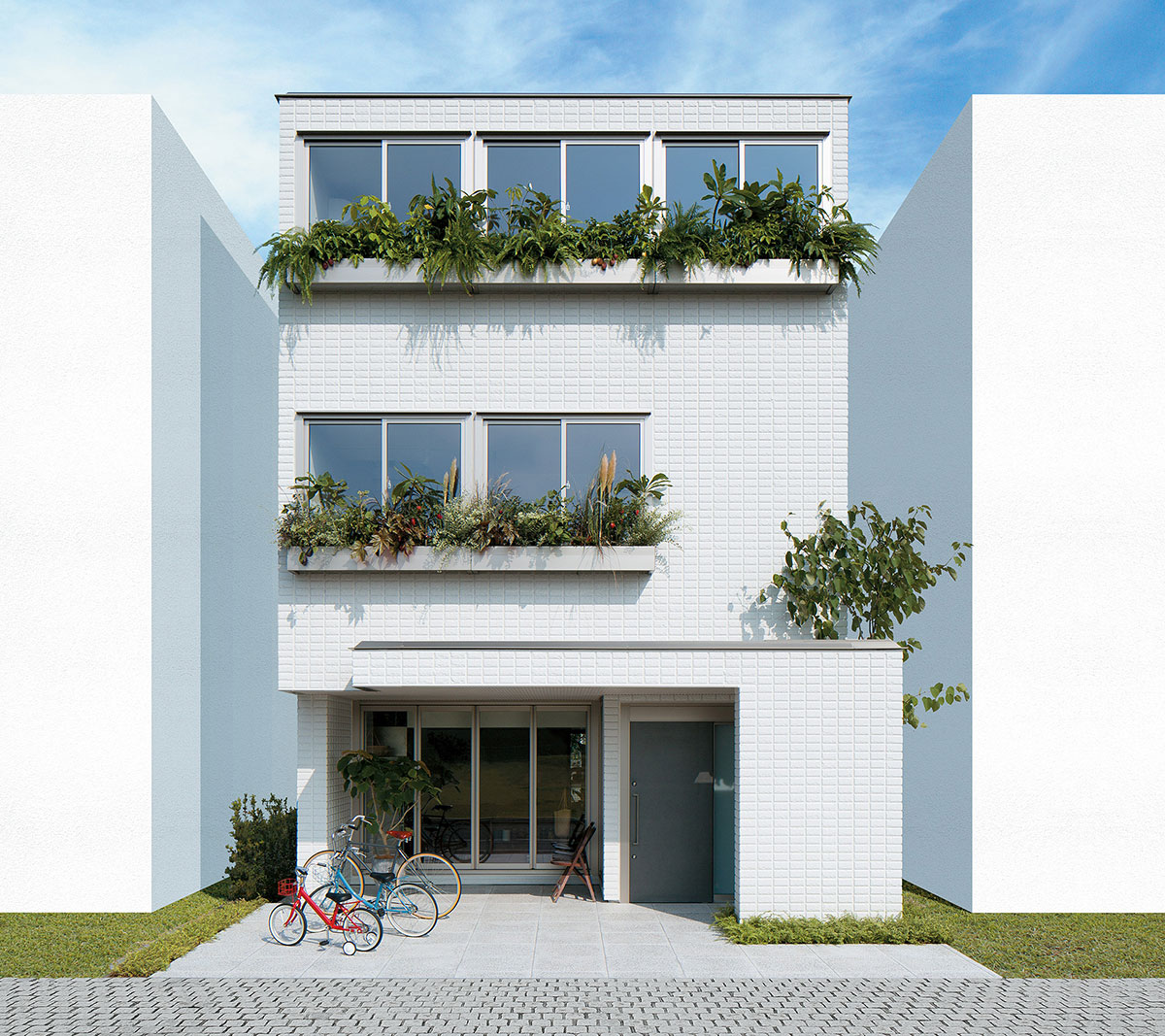 ヘーベルハウスLONGLIFE IS BEAUTIFUL 3階建て住宅の空間づくり