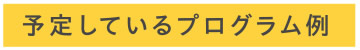 予定しているプログラム例