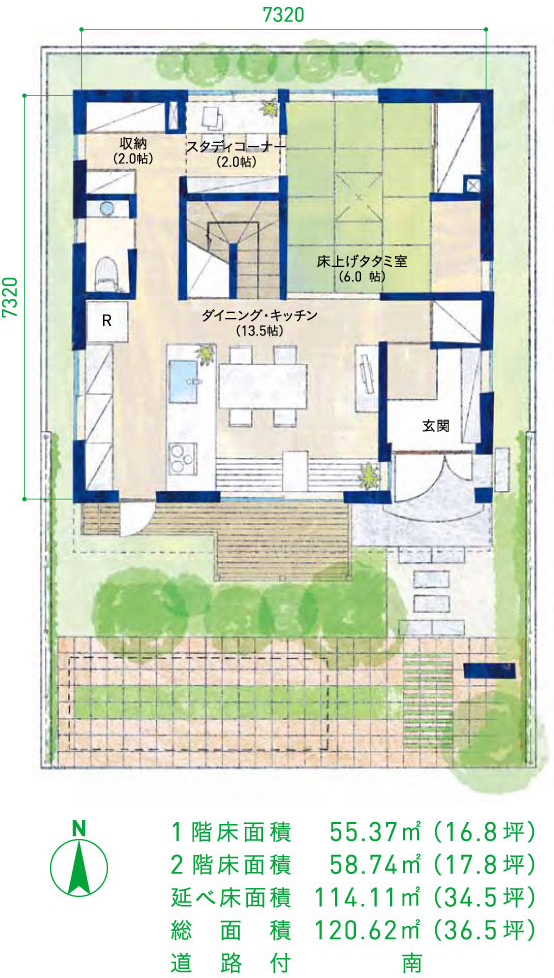 1F 平面図