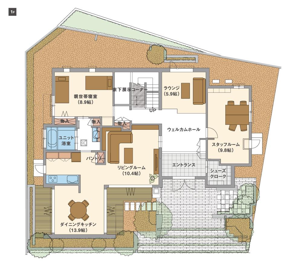 川口・鳩ケ谷展示場 フレックス（３階モデル） 間取り・プラン