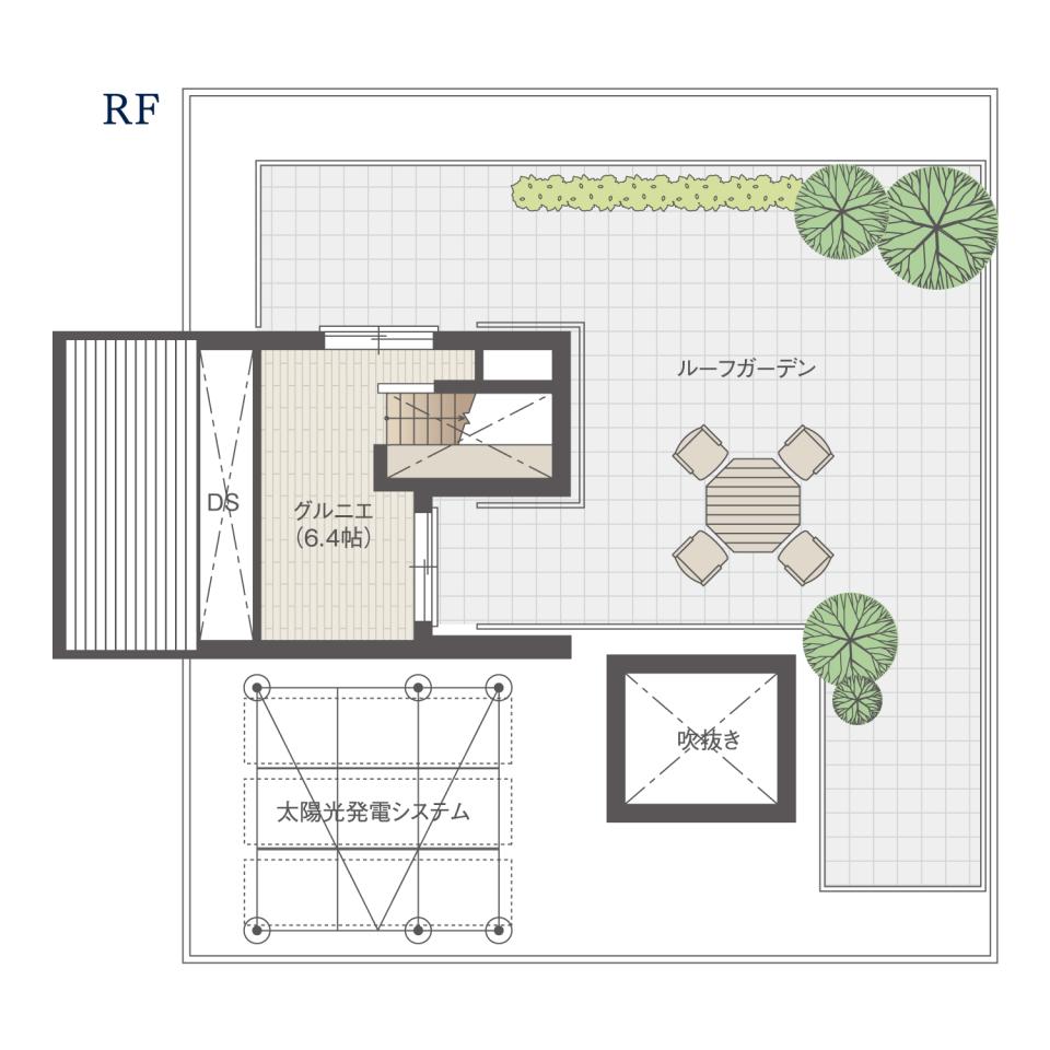 トップハット 日進展示場 フレックス（ガレージ邸宅モデル） 間取り・プラン