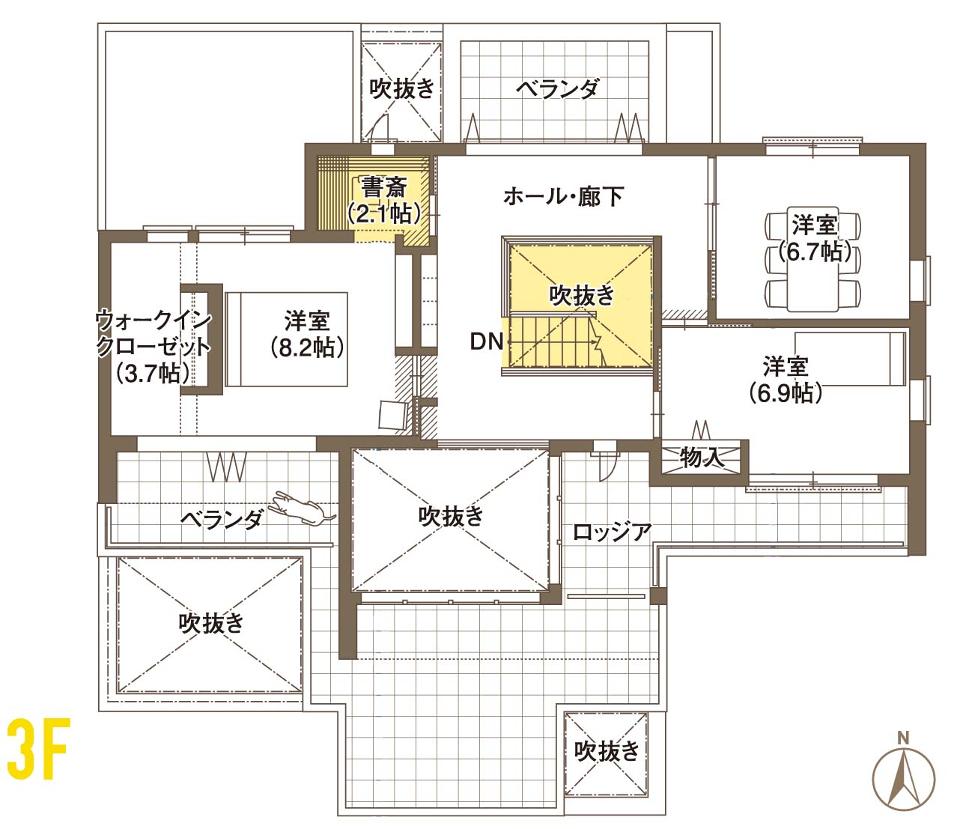 FREX一宮展示場 フレックス（奥様必見の家事動線＆そらのま空間） 間取り・プラン