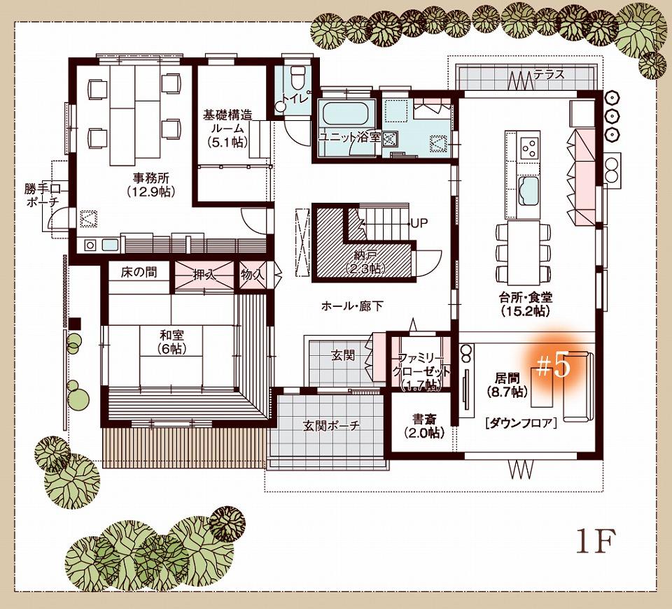 鈴鹿展示場 フレックス（３階モデル） 間取り・プラン