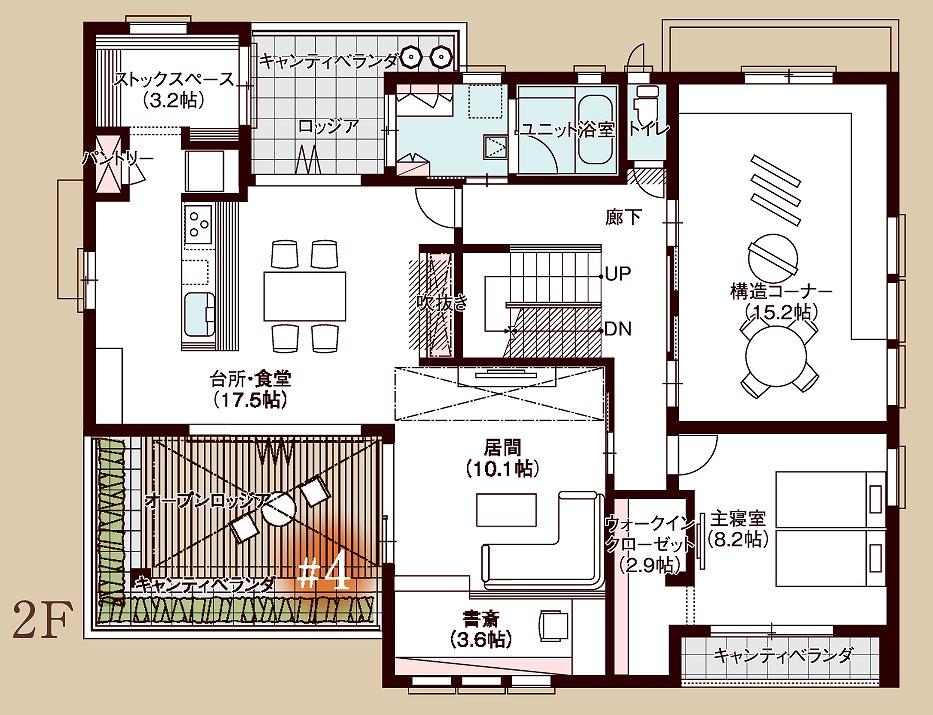 鈴鹿展示場 フレックス（３階モデル） 間取り・プラン