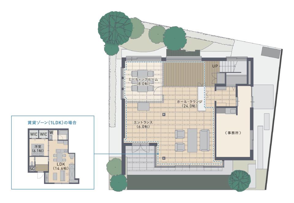 成増展示場 フレックス（3階賃貸併用） 間取り・プラン