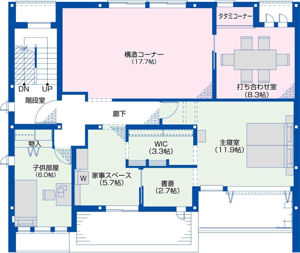 練馬展示場 フレックス（3階賃貸併用・二世帯モデル） 間取り・プラン