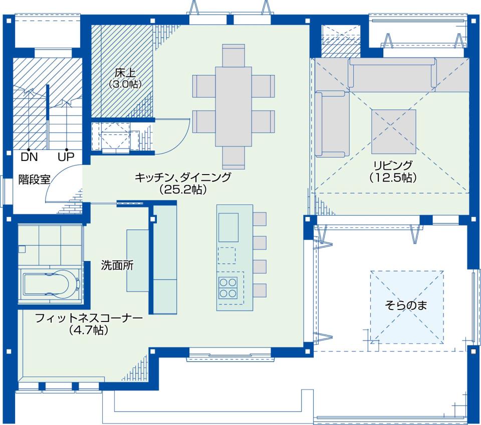 練馬展示場 フレックス（3階賃貸併用・二世帯モデル） 間取り・プラン