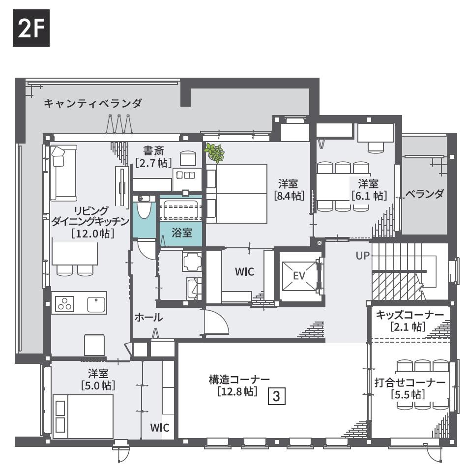 港北インター住宅公園展示場 FREX3 間取り・プラン