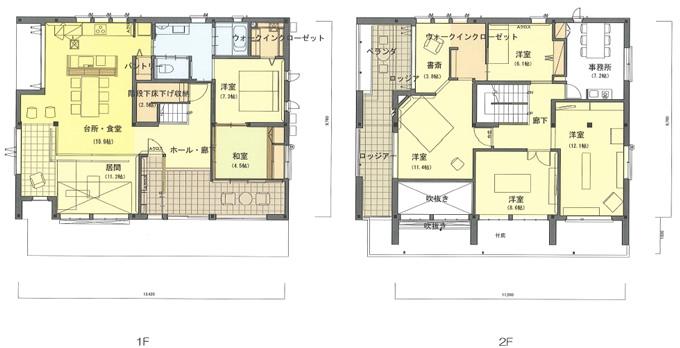 豊洲展示場 フレックス 間取り・プラン