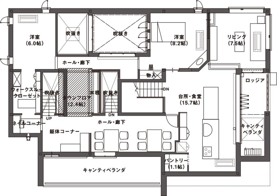 FREX 八王子展示場 フレックス 間取り・プラン