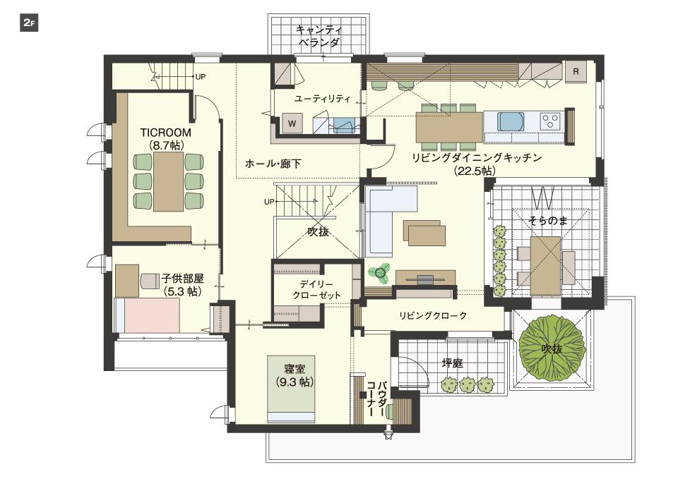 新越谷展示場 フレックス 間取り・プラン