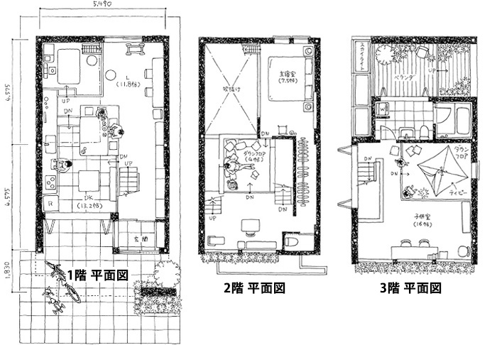 HEBEL HAUS TERRA CRAFT プロトタイプ平面図