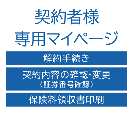 お客様マイページ⼊り⼝