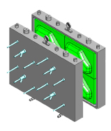 Initial cost reductions (mold cost)