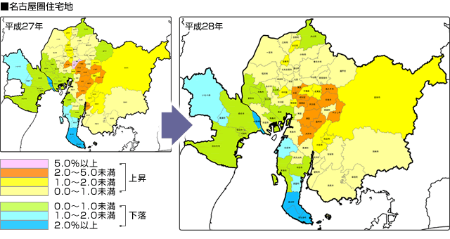 ■名古屋圏住宅地