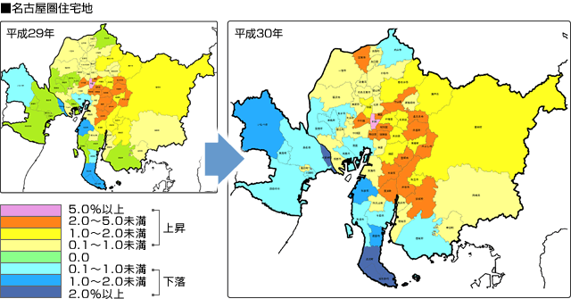 ■名古屋圏住宅地