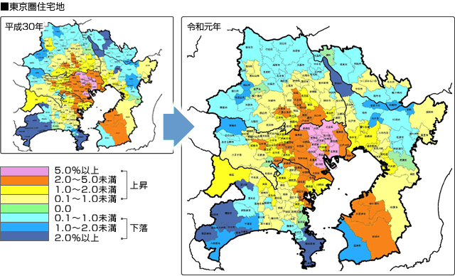 ■東京圏住宅地