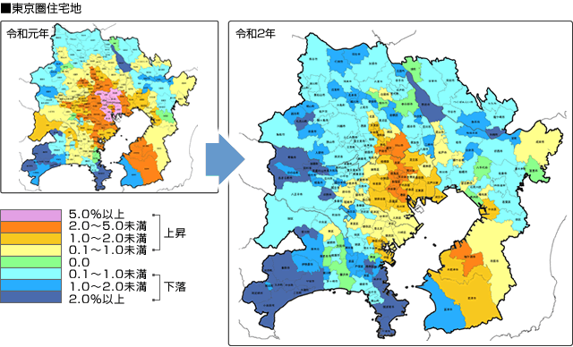 ■東京圏住宅地