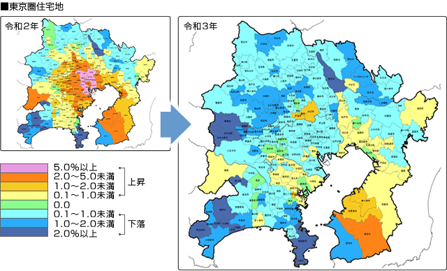 ■東京圏住宅地