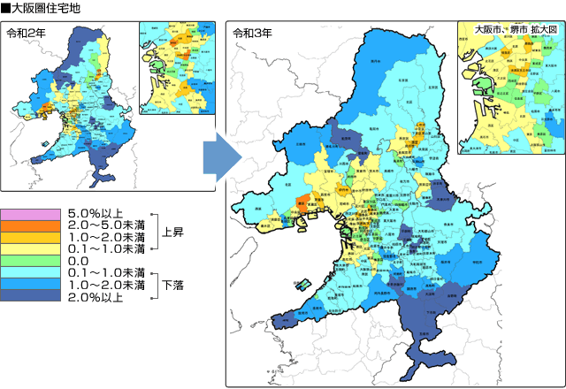 ■大阪圏住宅地