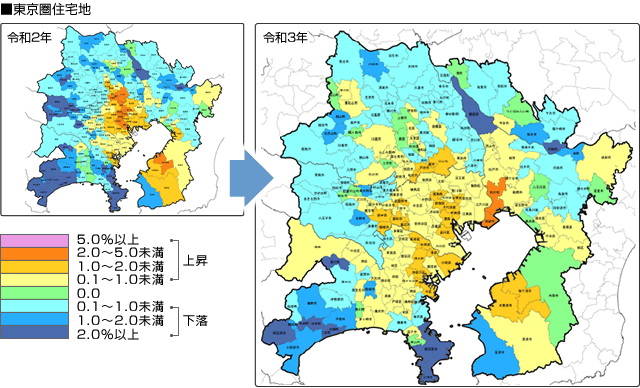 ■東京圏住宅地