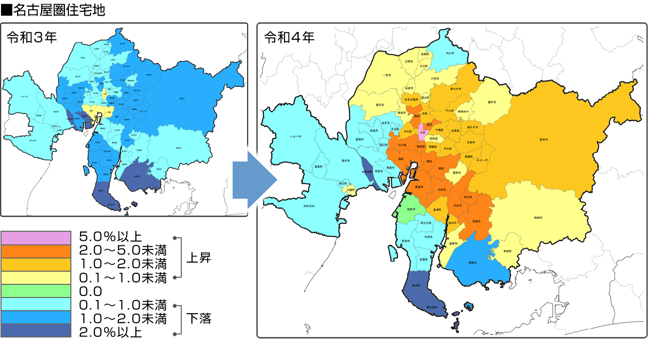 ■名古屋圏住宅地