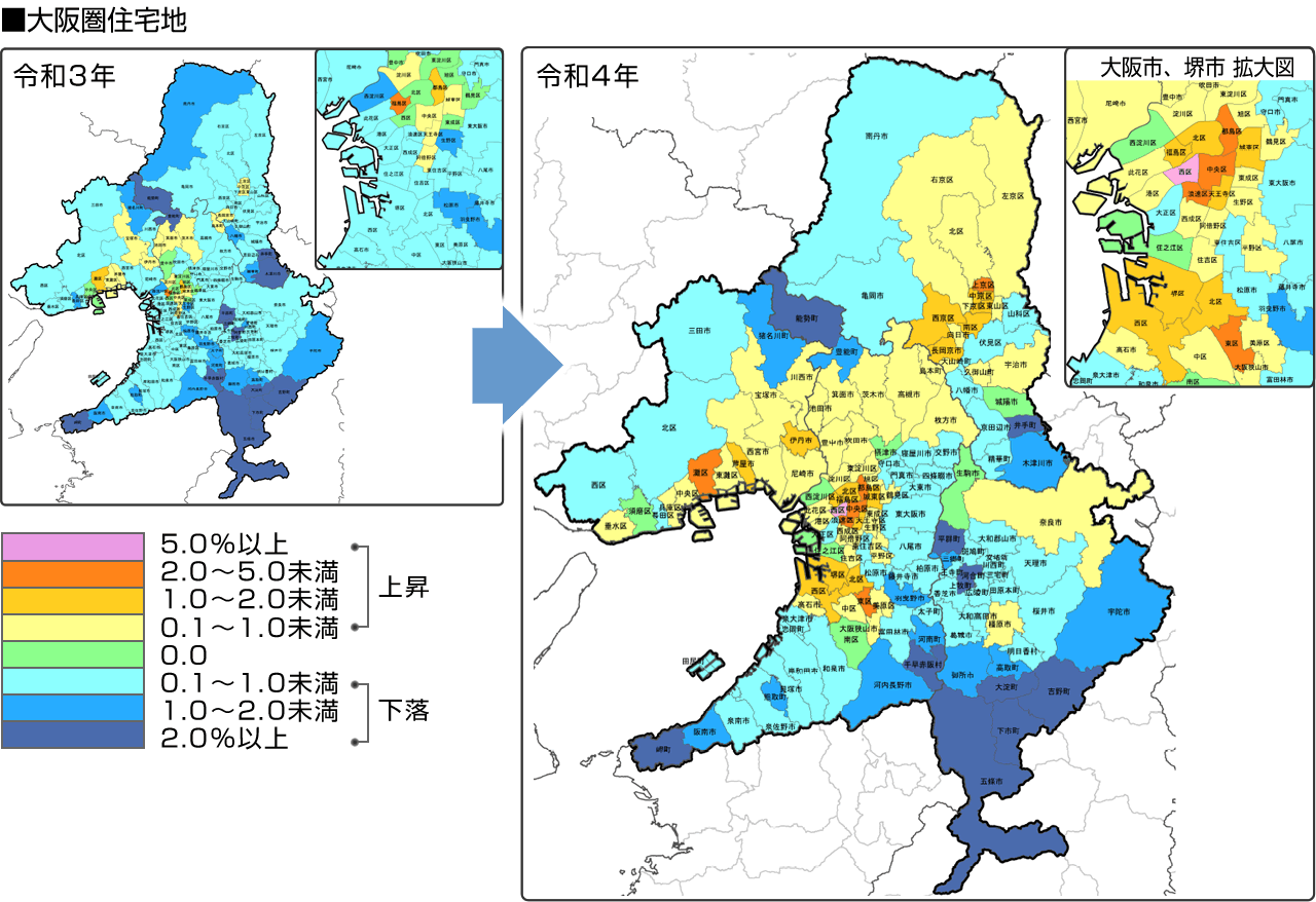 ■大阪圏住宅地